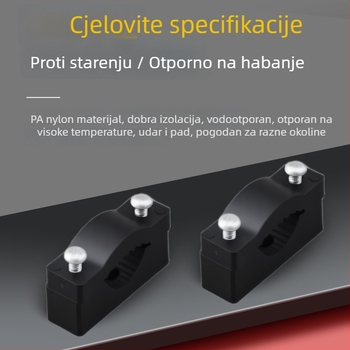 Debeli plastični klips za kablove