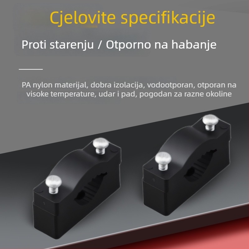 Debeli plastični klips za kablove