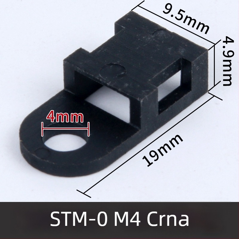 Sedlovni držač za kabelske vezice, CHKL STM-1/2/2S, Plastika
