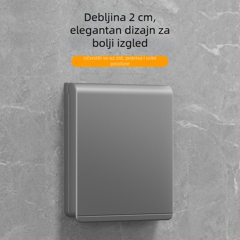 86-typ ultra-tanki kupaonski vodootporni poklop za prekidače i utičnice, ljepilo za montažu, PC kućište (Ouben)