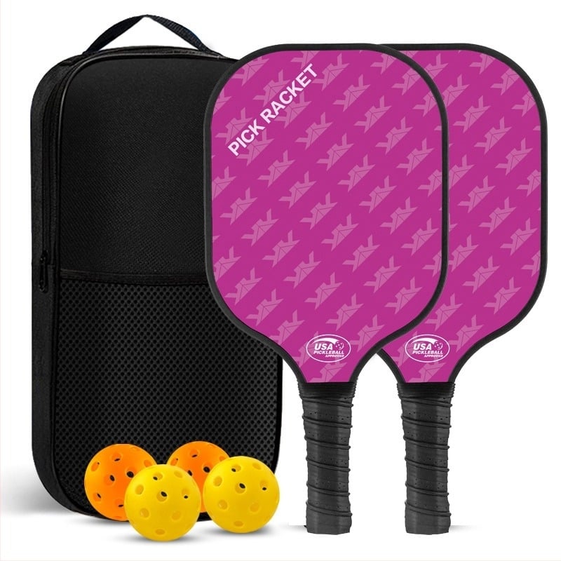 Set pickleball reketa – Fiberglass, debljina 11 mm, masa 230–250 g, Brend Enjoy Sports