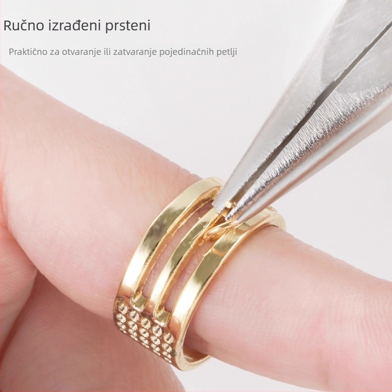 Set alata za nakit – ručno izrađeni DIY alati za navlačenje perli i omatanje žice, kliješta s igličastim vrhom, metal s galvaniziranim premazom