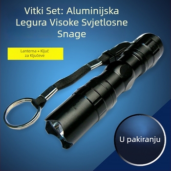 Kompaktna LED svjetiljka, izdržljiva i prijenosna, 3W, 1.5V, domet 10 m