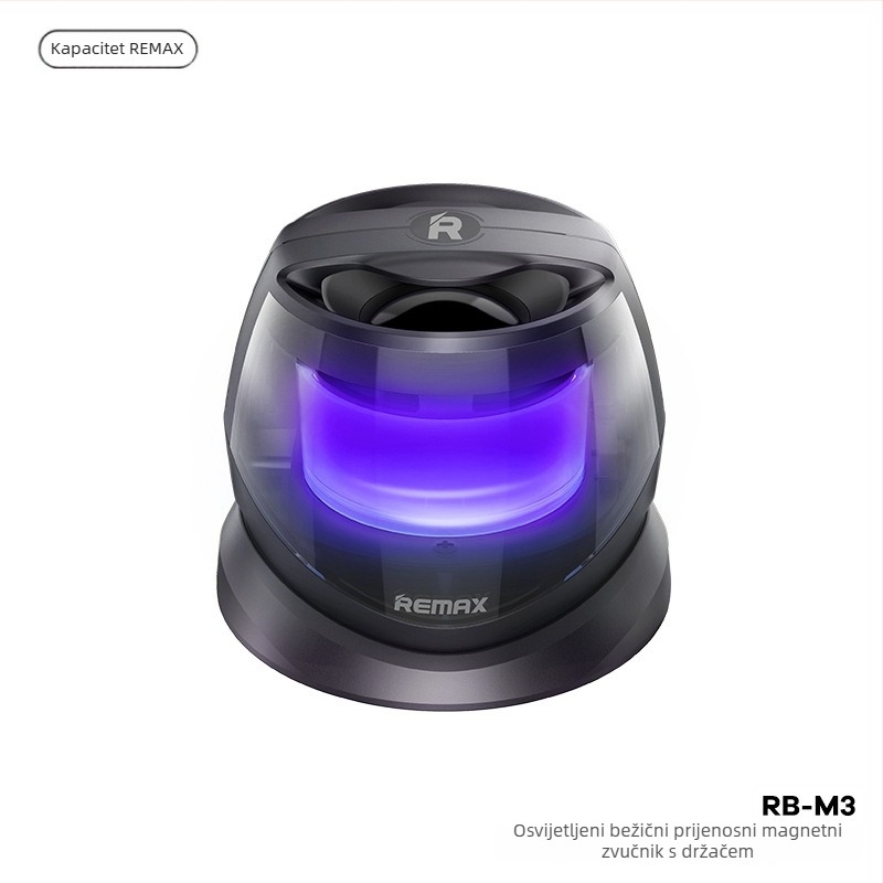 Bluetooth stolni zvučnik s magnetskim držačem, frekvencijski raspon 20 Hz–20 kHz, SNR ≥70 dB, ugrađena baterija 300–500 mAh, domet 10 m