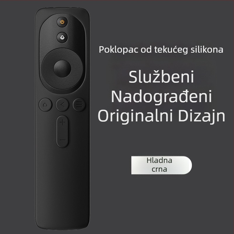 Zaštita daljinskog upravljača za Xiaomi TV – silikon, modernog minimalističkog stila, kompatibilna s 4 generacije Mi TV daljinskih upravljača