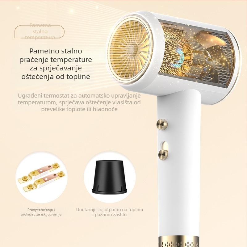 K2 sušilo za kosu za kućnu i profesionalnu upotrebu, 2400W, 220V, hladan/topli zrak, zaštita od pregrijavanja