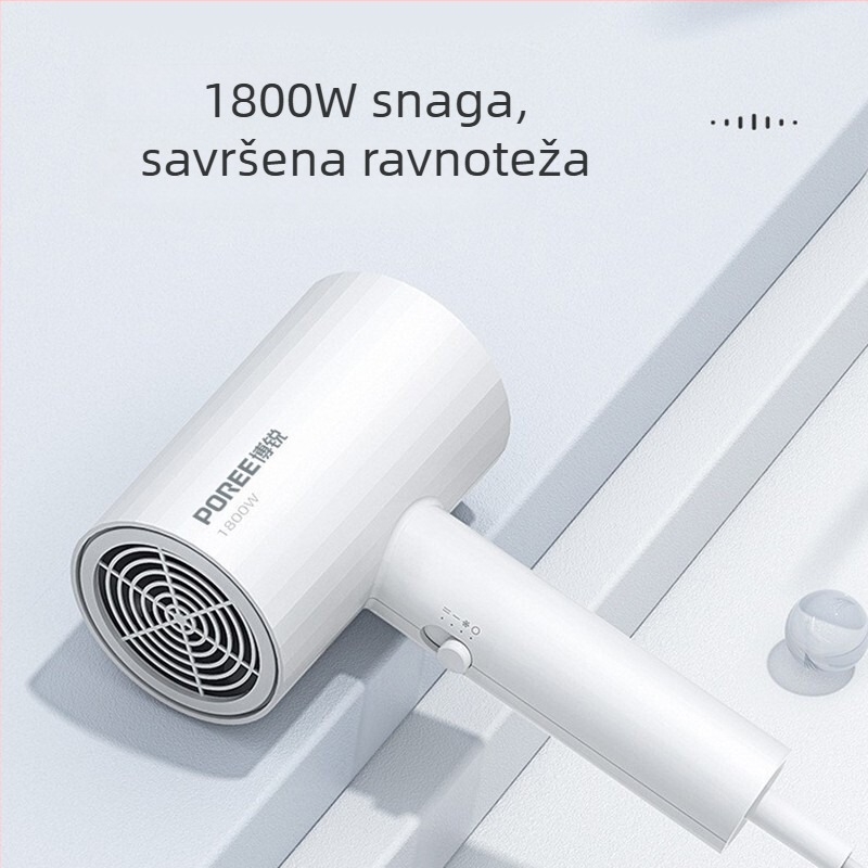 Borui sušilo za kosu PH1627/PH1628, 1800W, bezčetkasti DC motor, 220V, ABS kućište