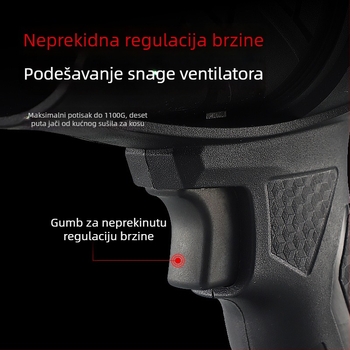 Bežični ručni puhač prašine, litijeva baterija, 21V, industrijskog razreda ventilator