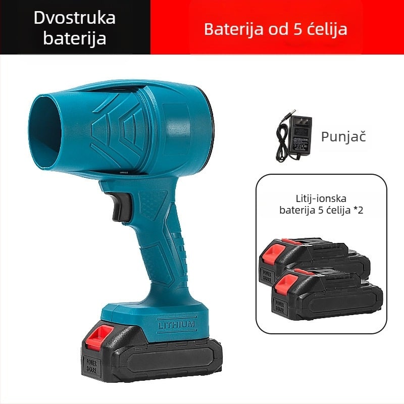 Bežični ručni puhač prašine, litijeva baterija, 21V, industrijskog razreda ventilator