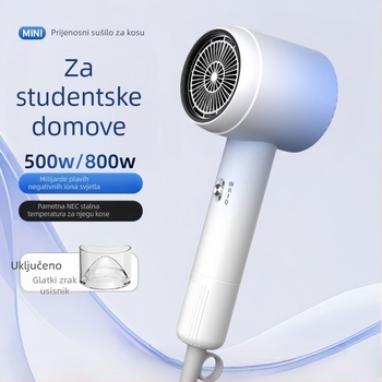 Sušilo za kosu za domski smještaj — 800W, motor bez četkica, 220V, 3 brzine protoka zraka, nastavak s jednim difuzorom