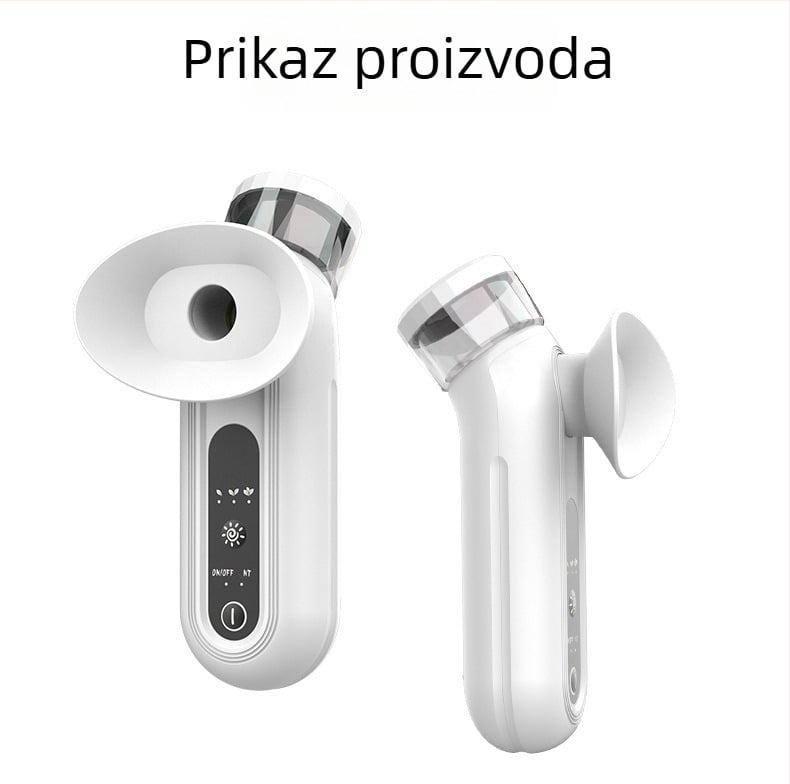 NINE BEAUTY uređaj za njegu očiju – nano sprej za hidrataciju, ručni masažer za oči s toplom kompresijom, IPX5 vodootporno, ugrađena baterija 300–500 mAh, kućna upotreba