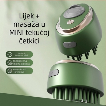 Mini vodič tekućine za vlasište s kugličnim aplikatorom i vibracijskim masažnim učinkom - LN-665, 35–40 g, univerzalna primjena, umiruje vlasište