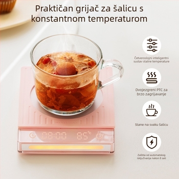 Zagrijavajuća podložna za šalice s PTC grijačem, napajanje iz mreže 220V, 50W
