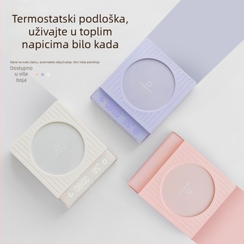 Zagrijavajuća podložna za šalice s PTC grijačem, napajanje iz mreže 220V, 50W