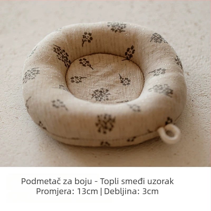 Japanski stil podmetača za čajnik od pamukasto-lanene tkanine, debeli zaštitni sloj protiv opeklina, kružni podmetač za šalice i podmetač za mlijeko, ručna izrada