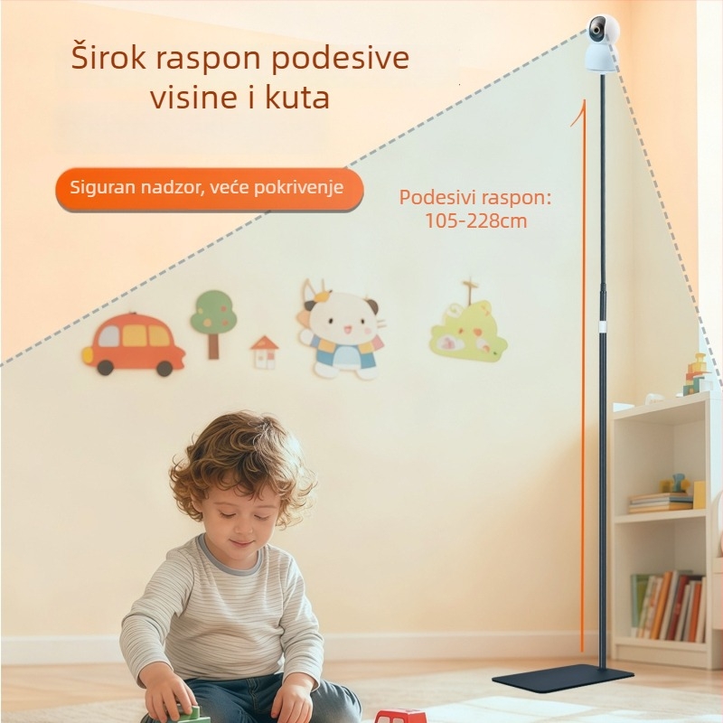 Rotirajući podni držač za kameru Xiaomi Ezviz Tapo baby monitor; metalni; univerzalni; prilagodba podržana