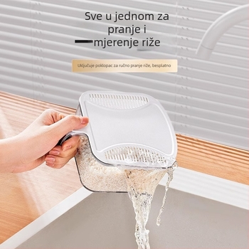 Kutija za skladištenje riže, zapečaćena, PET plastika, kapacitet 7–8 L, otporna na insekte i vlagu