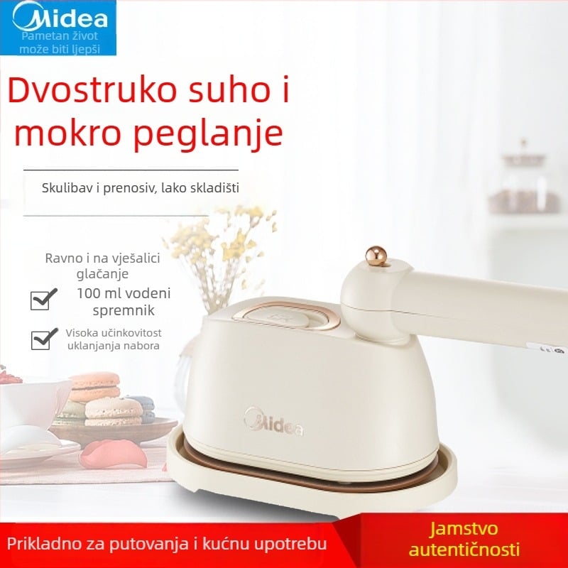 Midea ručni parni glačalo za odjeću, prijenosno sklopa, 111-240V, za kućnu i studentsku upotrebu