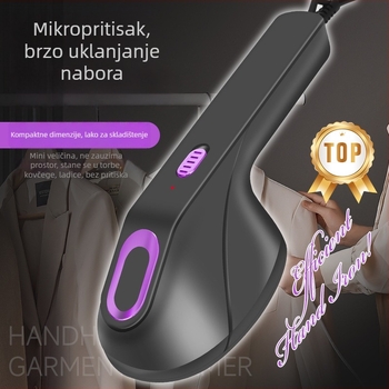 Parni uređaj za odjeću, prijenosni, USB napajanje, 40 W, napon do 36 V, kapacitet ispod 0,8 L