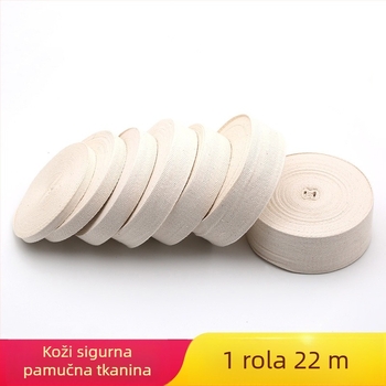 Traka s uzorkom riblje kosti za odjeću, pamučna traka, DIY rubna traka