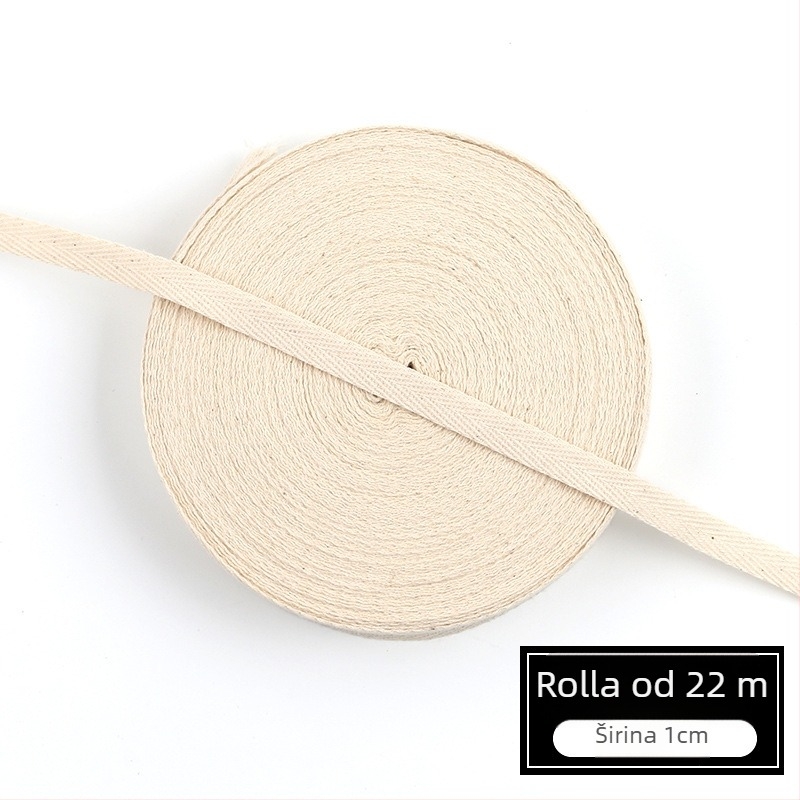 Traka s uzorkom riblje kosti za odjeću, pamučna traka, DIY rubna traka