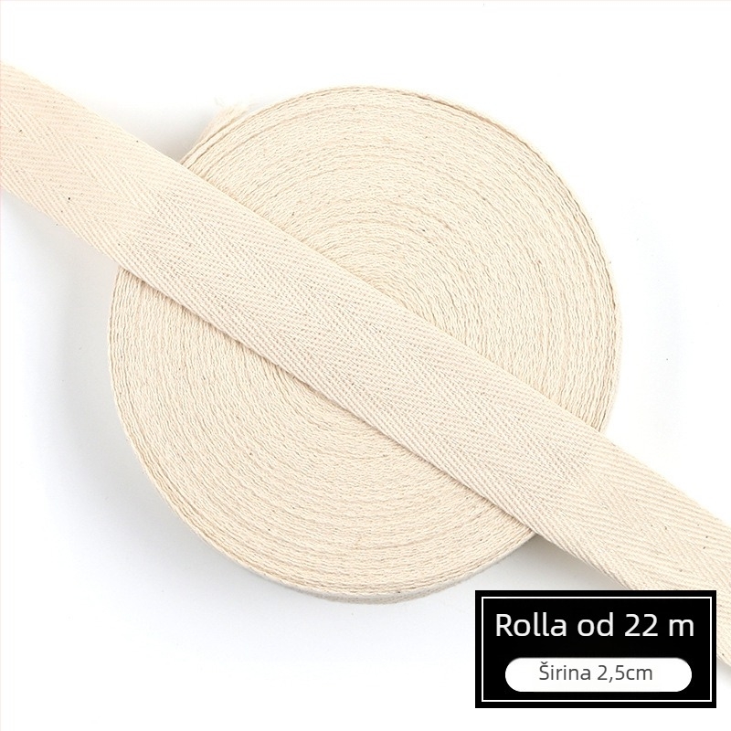 Traka s uzorkom riblje kosti za odjeću, pamučna traka, DIY rubna traka