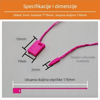 Etiketni konac Hengchang marka, glavni materijal: poliester vlakno, materijal kopče: plastika, primjena: obuće, kapa, torbe, odjeća, dodaci, kućni tekstil, igračke