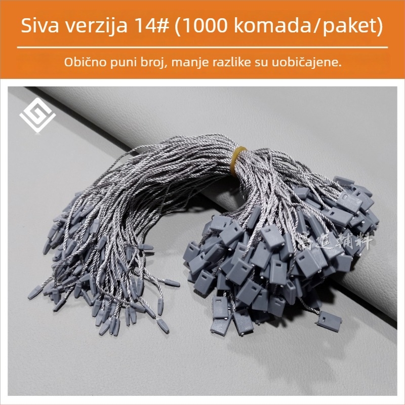 Etiketni konac Hengchang marka, glavni materijal: poliester vlakno, materijal kopče: plastika, primjena: obuće, kapa, torbe, odjeća, dodaci, kućni tekstil, igračke