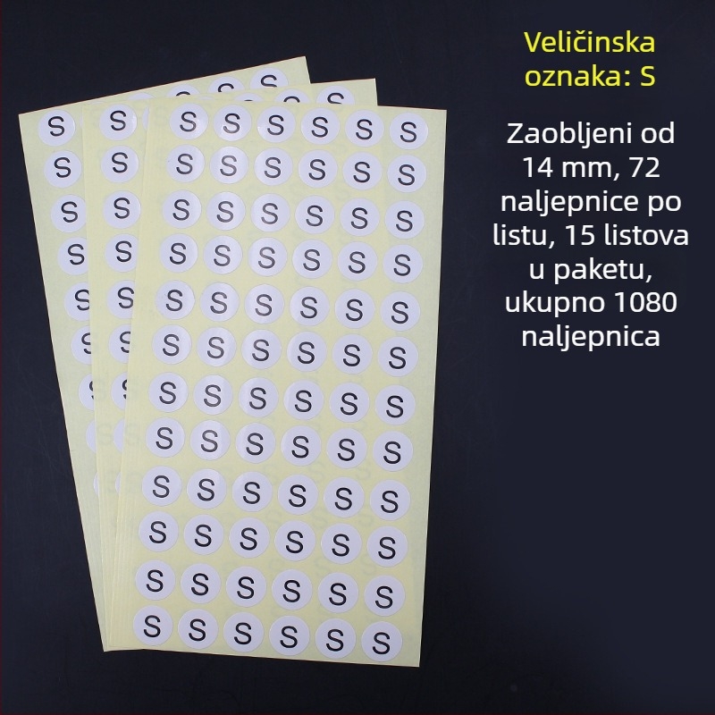 Kružna samoljepljiva naljepnica od bakra, izrez za tisak, ljepilo na bazi vode, dugotrajna toplinska otpornost 20