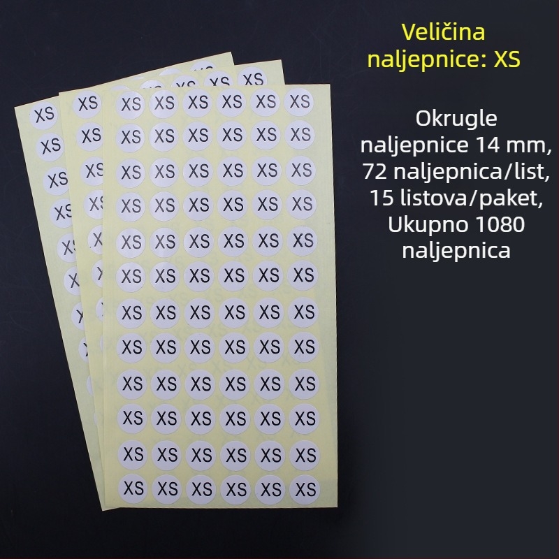 Kružna samoljepljiva naljepnica od bakra, izrez za tisak, ljepilo na bazi vode, dugotrajna toplinska otpornost 20