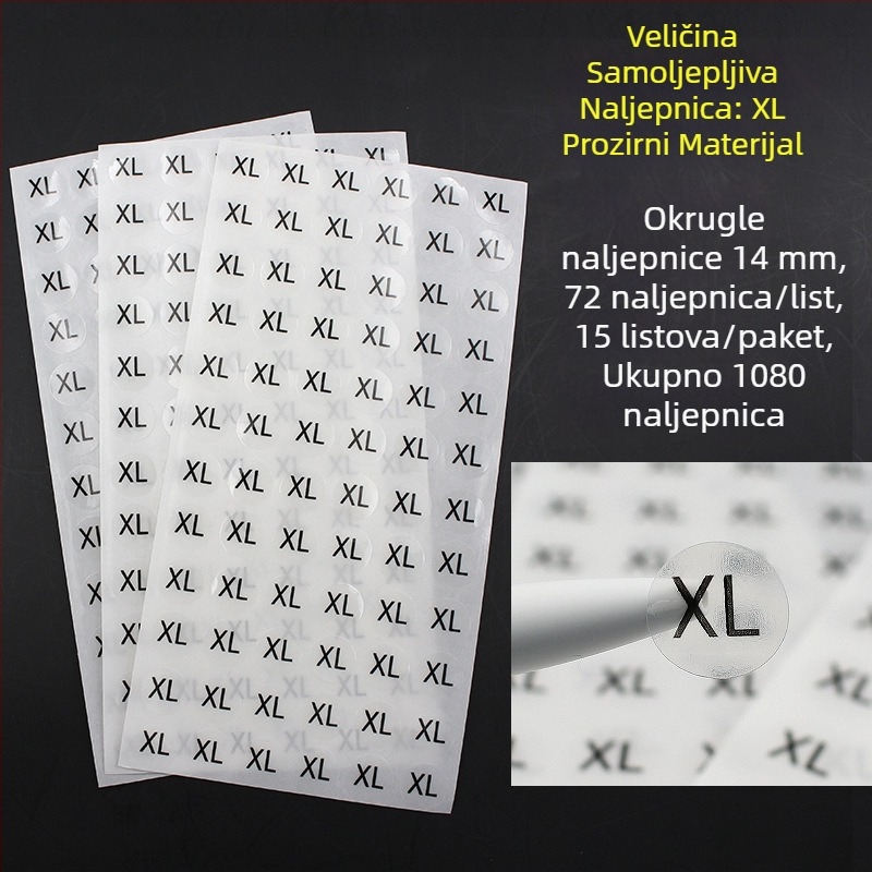 Kružna samoljepljiva naljepnica od bakra, izrez za tisak, ljepilo na bazi vode, dugotrajna toplinska otpornost 20