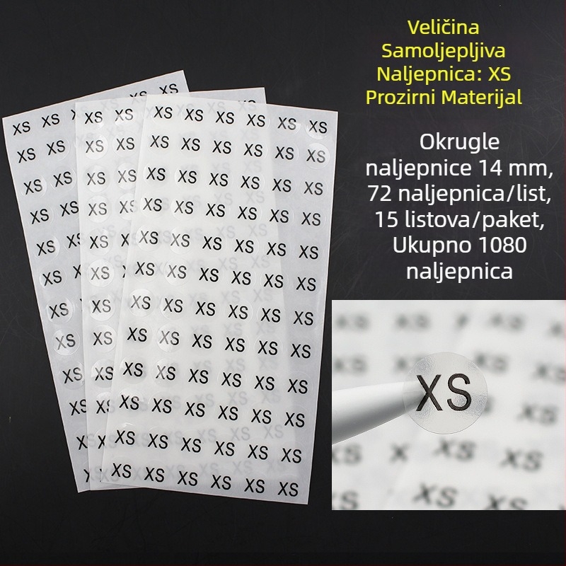 Kružna samoljepljiva naljepnica od bakra, izrez za tisak, ljepilo na bazi vode, dugotrajna toplinska otpornost 20