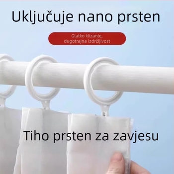 Okruglice za zavjese za vješanje – Nano vertikalni materijal, Neck Strength branda, moderan stil