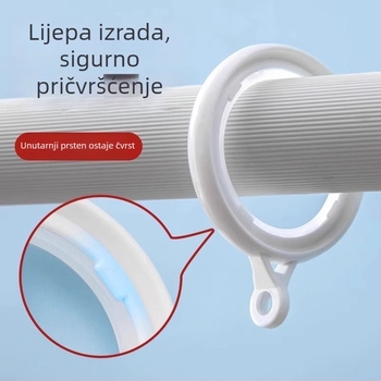 Okruglice za zavjese za vješanje – Nano vertikalni materijal, Neck Strength branda, moderan stil