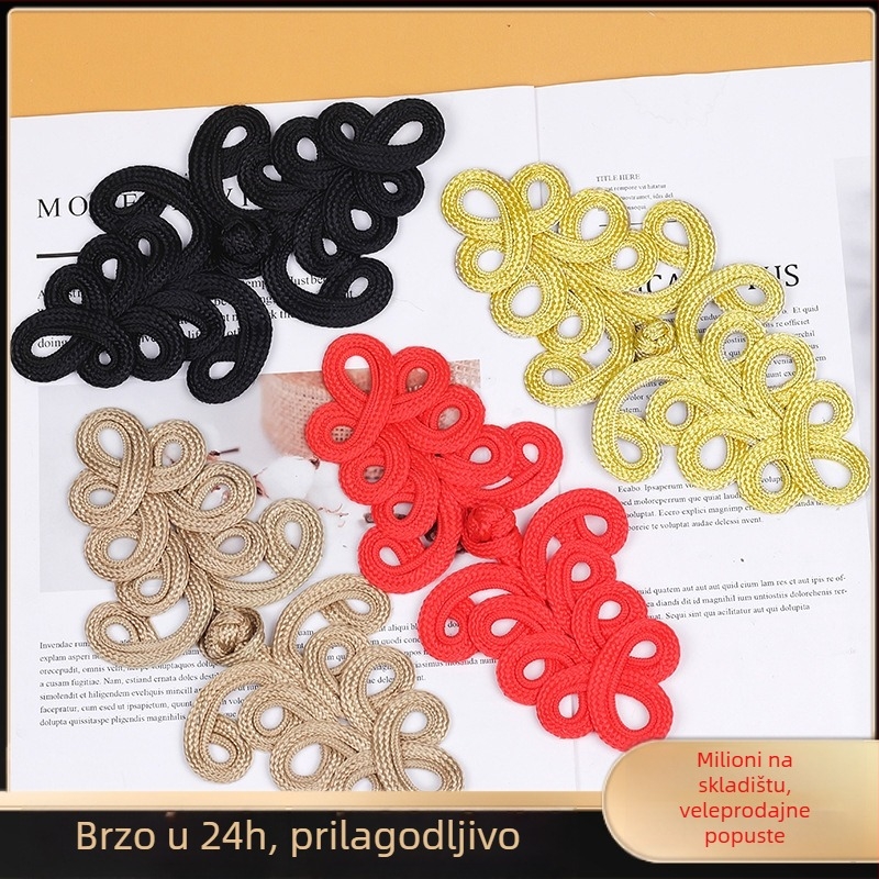 Dekorativna kopča – zlatna žica, vintage stil, brend Inheritance Accessories