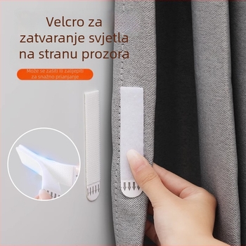 Zavjesne kopče s Velcro trakama za zatamnjivanje, nosioci na oba kraja — Marka Neck strength; Materijal: tkivo; Kategorija: zavjesna kopča; Stil: moderna jednostavnost