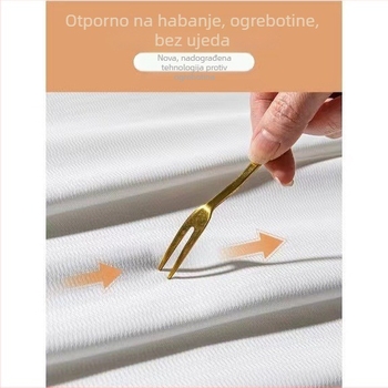 Poliesterske Jacquard zavjese s djelomičnim sjenčenjem (40-70%), jednobojni uzorak, moderni stil, spremne za montažu za spavaću sobu