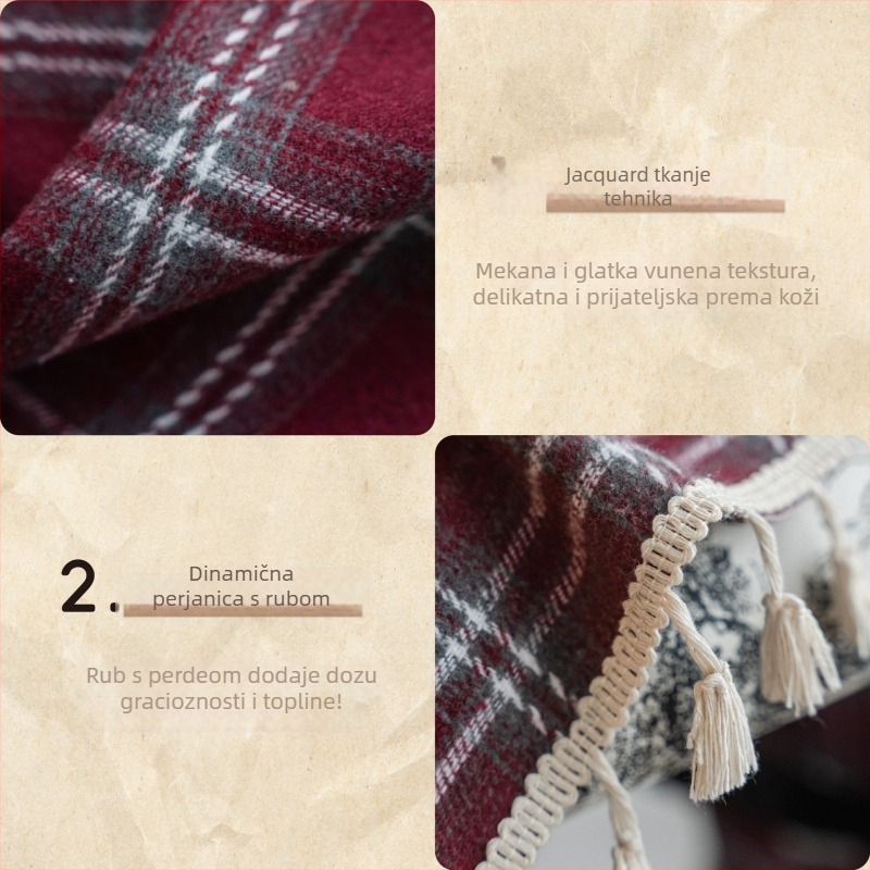 Zavjese, pamuk-lin, francuski stil, dekorativno poluotamnjenje za kutni prozor — (Brand: Ymqy/yi man qi yun; Materijal: Pamuk; Osnovni materijal: Pamuk i lan; Sadržaj: 90%; Funkcija: dekorativno poluotamnjenje)