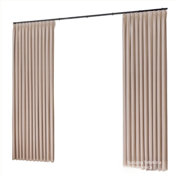 Dvostruka potpuno zatemnjiva zavjesa, Chenille materijal, zatamnjenje 71–90%, moderan minimalistički stil