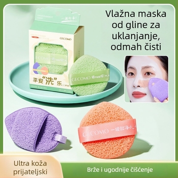 Gecomo guba za čišćenje lica s privjeskom — mekana, koži prijazna, pjena brzo, dubinsko čišćenje; 600 kom./pakiranje; Materijal: Drugo; Uvoz: Ne