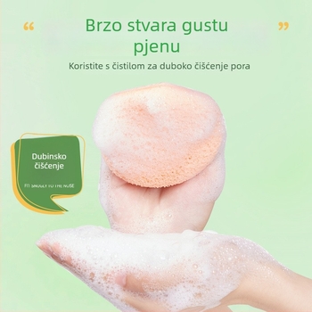 Gecomo guba za čišćenje lica s privjeskom — mekana, koži prijazna, pjena brzo, dubinsko čišćenje; 600 kom./pakiranje; Materijal: Drugo; Uvoz: Ne