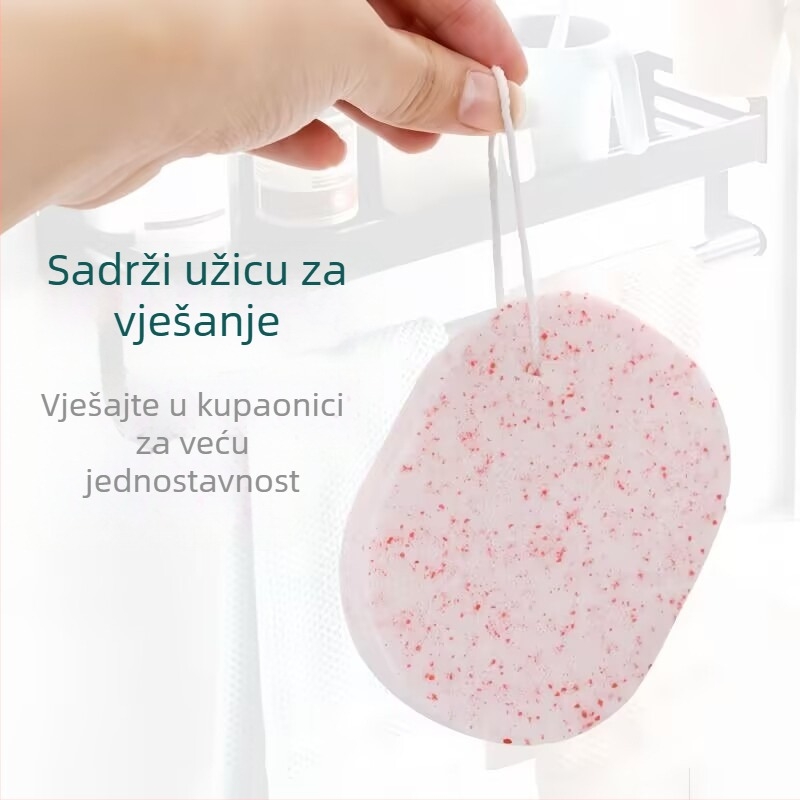 Spužva za pranje lica, debela i vrlo upijajuća, za dubinsko čišćenje lica