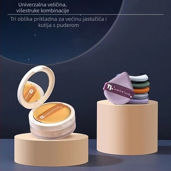 Ermu genuine grapes suhi puff spužvasti aplikator za šminku, oblik: trokut i kapljica, materijal: spužva, količina: 4/7 kom