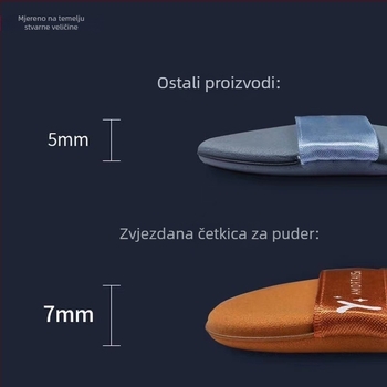 Ermu genuine grapes suhi puff spužvasti aplikator za šminku, oblik: trokut i kapljica, materijal: spužva, količina: 4/7 kom