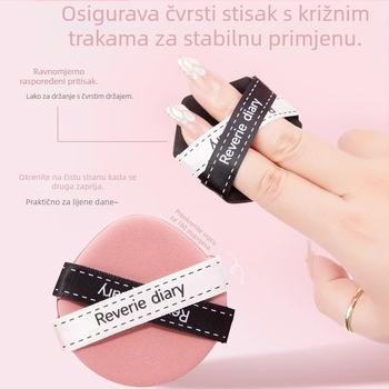 Shengwang spužvica za puder s dvostrukom uporabom (suho/mokro) od prirodne spužve – kapljičasti oblik i nepravilan oblik, paket 135 komada