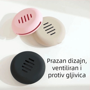 Kutija za pohranu pudera za putovanja – otporna na prašinu, prozračna, prijenosna, jednostavna za čišćenje