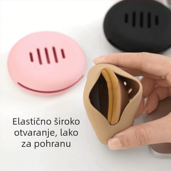 Kutija za pohranu pudera za putovanja – otporna na prašinu, prozračna, prijenosna, jednostavna za čišćenje