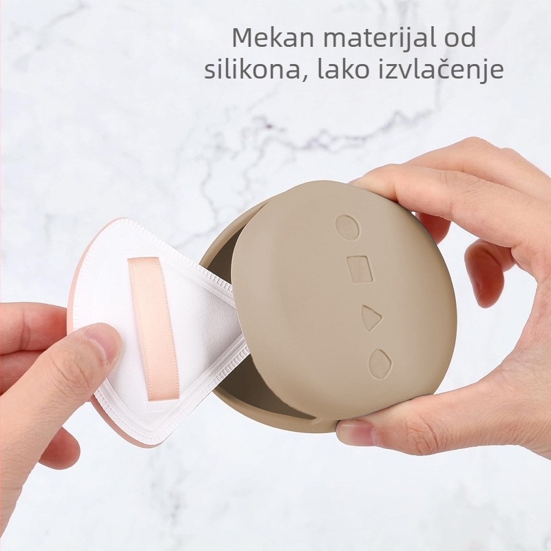 Kutija za pohranu pudera za putovanja – otporna na prašinu, prozračna, prijenosna, jednostavna za čišćenje