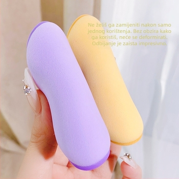 Xixi latex suhi puff za puder – povećava se vodom, mekan i elastičan, 300 kom