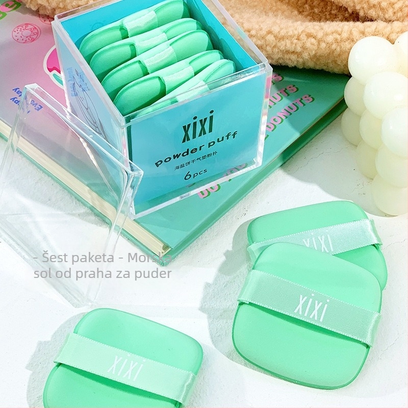 Xixi latex suhi puff za puder – povećava se vodom, mekan i elastičan, 300 kom